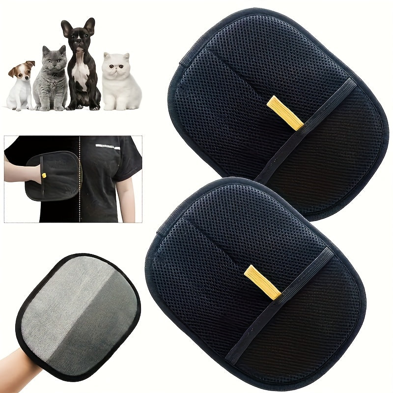 FurFree Travel Grooming Gloves – Stress-Free Rides, Hair-Free Car!