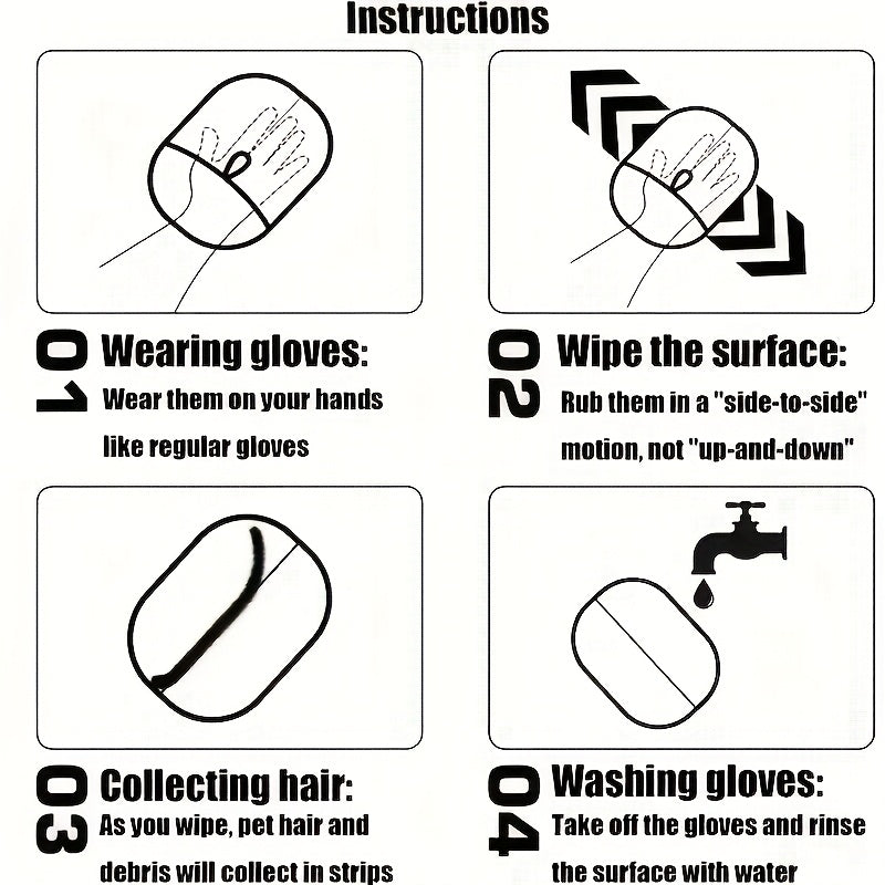 FurFree Travel Grooming Gloves – Stress-Free Rides, Hair-Free Car!