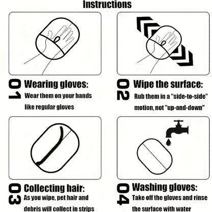 FurFree Travel Grooming Gloves – Stress-Free Rides, Hair-Free Car!