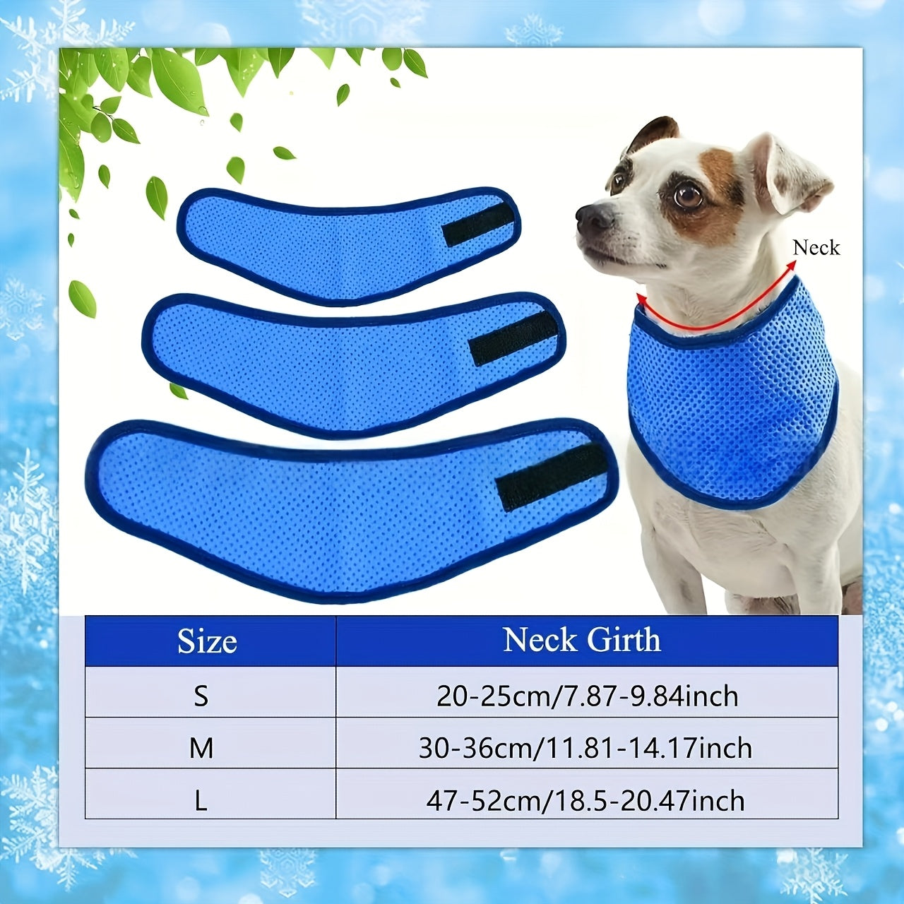 Pet cooling collar