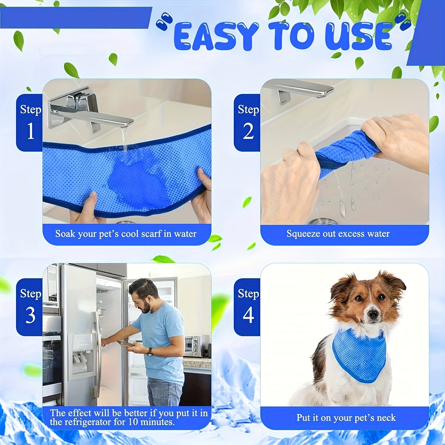 Pet cooling collar