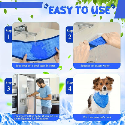 Pet cooling collar