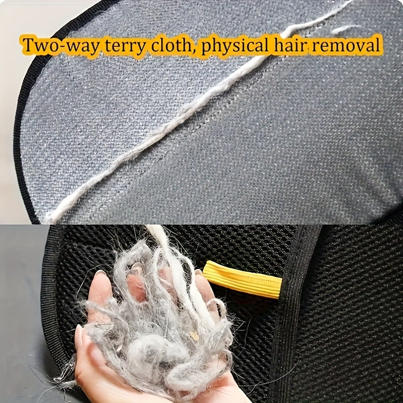 FurFree Travel Grooming Gloves – Stress-Free Rides, Hair-Free Car!