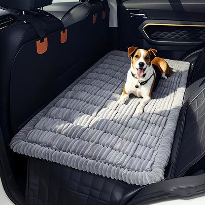 Does your car backseat look like a dog park? The ONLY seat cover with Hard-Bottom Technology that WON'T slide when it matters most.
