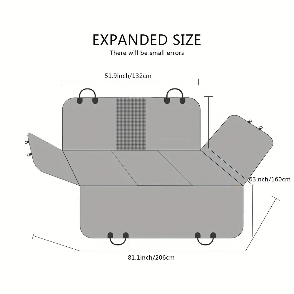 Does your car backseat look like a dog park? The ONLY seat cover with Hard-Bottom Technology that WON'T slide when it matters most.