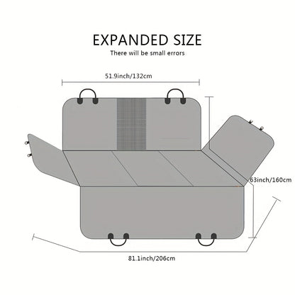 Does your car backseat look like a dog park? The ONLY seat cover with Hard-Bottom Technology that WON'T slide when it matters most.