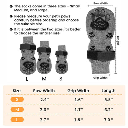 Anti-slip Dog Socks