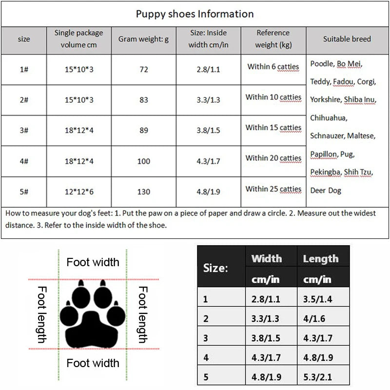 Zoomiewalk - Anti Skid Dog Shoes