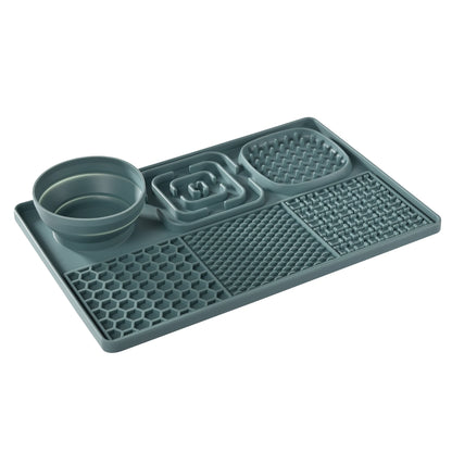 Silicone dog licking pad