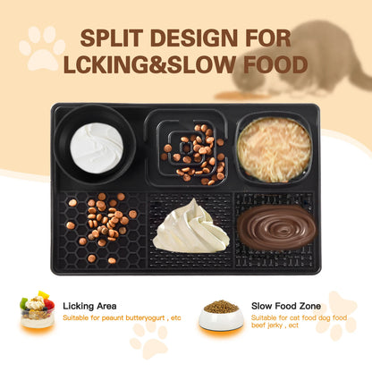 Silicone dog licking pad