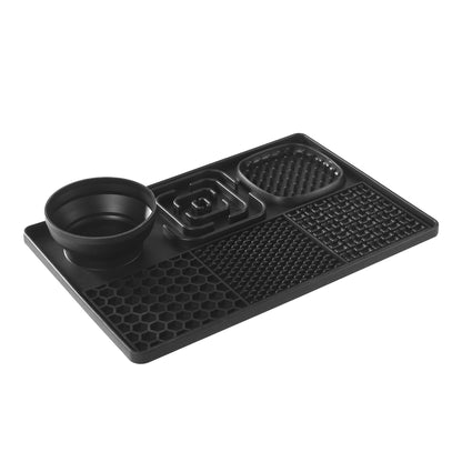 Silicone dog licking pad