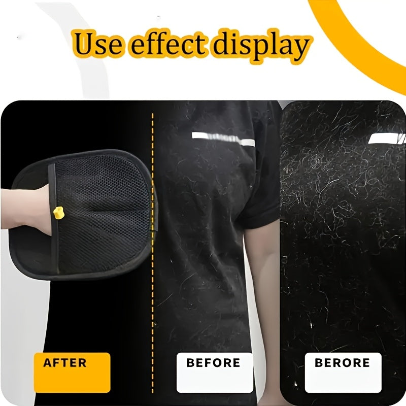 FurFree Travel Grooming Gloves – Stress-Free Rides, Hair-Free Car!